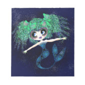 謎のかわいいマーメイドガーリーギフト ノートパッド (正面)