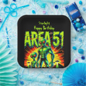 謎のエイリアンがエリア51付近に表示 ペーパープレート (パーティー)