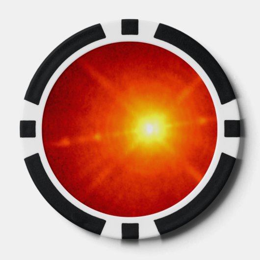 謎のオブジェHe 2-90 – エイジングのデュオ可能性 ポーカーチップ (正面)