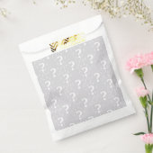 謎のクエスチョンマーク謎のパズルライトグレー フェイバーバッグ (封をした状態)