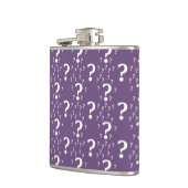 謎のクエスチョンマーク謎のパズル紫 フラスク (左)