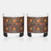 謎のコバルト「時代を超越した先祖伝来インプリント」 12oz ウイスキーグラス (裏面)