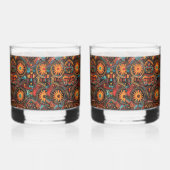 謎のコバルト「時代を超越した先祖伝来インプリント」 12oz ウイスキーグラス (右)