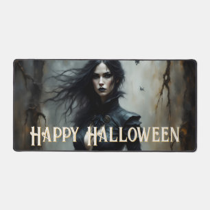 謎のゴシックハロウィーン夜 デスクマット