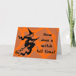 謎のハロウィーンの魔女 カード