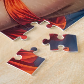 謎のファンタジーガラ – ス鮮やかルレアルポートレート ジグソーパズル (側面)