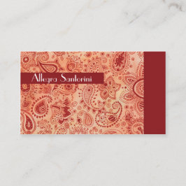 謎のペイズリー 名刺