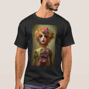 謎の人形のクロニクルサイケデリック融合 Tシャツ