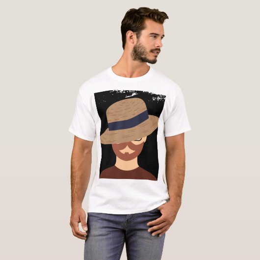 「謎の人物」 Tシャツ (正面フル)