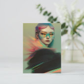 謎の女性 ポストカード (スタンド正面)