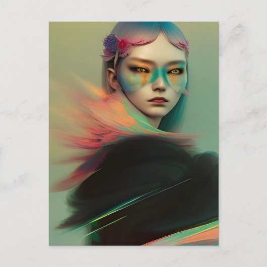 謎の女性 ポストカード (正面)