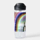 謎の姿が次元間配列で ウォーターボトル (背面)