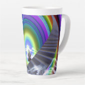 謎の姿が次元間配列で カフェラテマグ (右アングル)