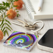 謎の姿が次元間配列で キーホルダー (正面右)