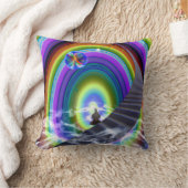 謎の姿が次元間配列で クッション (ブランケット)