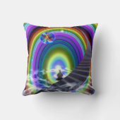 謎の姿が次元間配列で クッション (裏面)