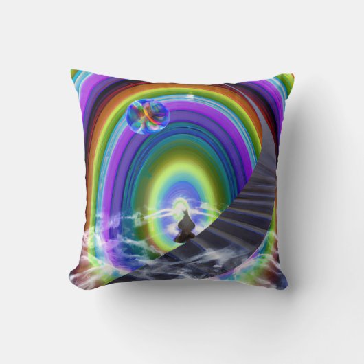 謎の姿が次元間配列で クッション (正面)