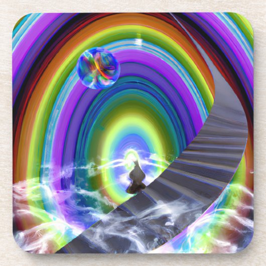 謎の姿が次元間配列で コースター (正面)