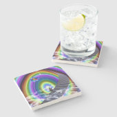 謎の姿が次元間配列で ストーンコースター (横)