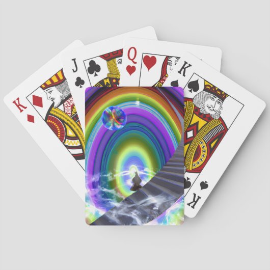 謎の姿が次元間配列で トランプ (裏面)