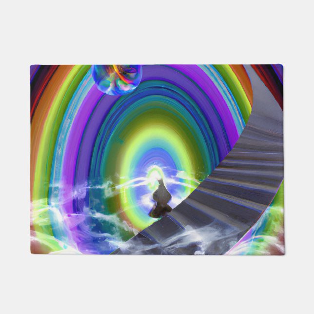 謎の姿が次元間配列で ドアマット (正面)