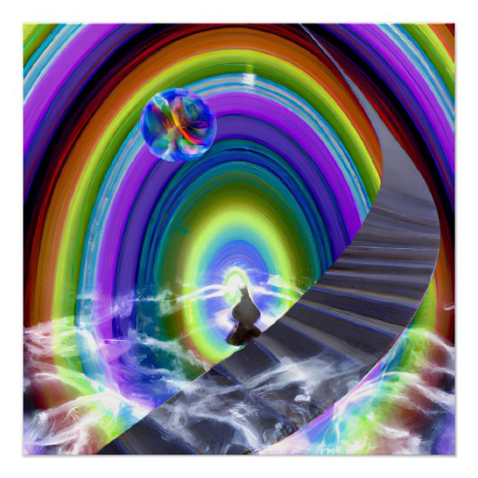 謎の姿が次元間配列で ポスター (正面)