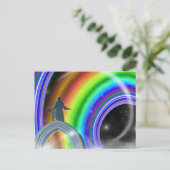 謎の姿が次元間配列で ポストカード (スタンド正面)