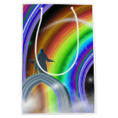 謎の姿が次元間配列で ミディアムペーパーバッグ (正面)