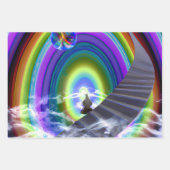 謎の姿が次元間配列で ラッピングペーパーシート (正面2)