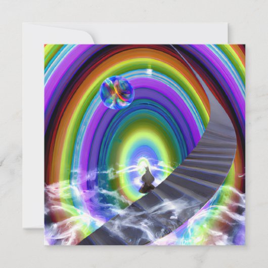 謎の姿が次元間配列で 招待状 (正面)