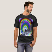 謎の姿が次元間配列で Tシャツ (正面フル)