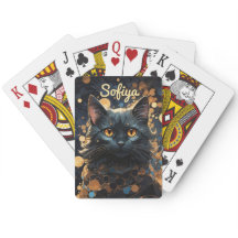 謎の威厳のある黒猫グリッター名