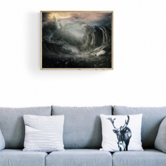 謎の山：霧の謎のピーク ポスター