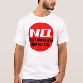 謎の岩石(赤) Tシャツ