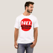 謎の岩石(赤) Tシャツ (正面フル)