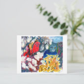 謎の怖い姿#1はがき ポストカード (スタンド正面)