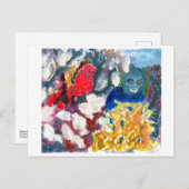 謎の怖い姿#1はがき ポストカード (正面/裏面)