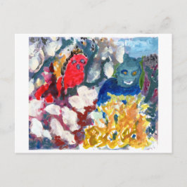 謎の怖い姿#1はがき ポストカード