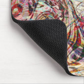 謎の抽象芸術渦巻き マウスパッド (コーナー)