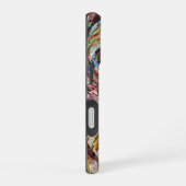 謎の抽象芸術渦巻き iPhone 16ケース (右側面)