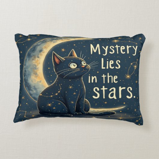 謎の星に存在 – 宇宙と神秘的 アクセントクッション (裏面)