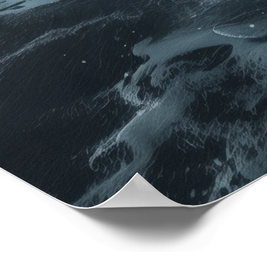 謎の未知の南極の空中表示ポスター ポスター (角)