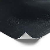 謎の橋B&Wの霧の反射の中 ポスター (角)