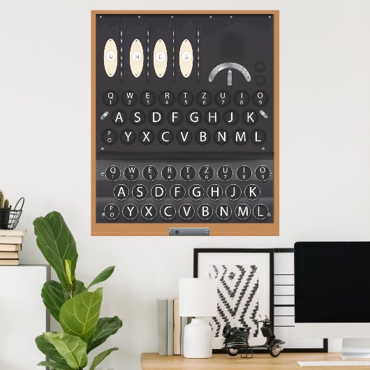 謎の機械 ポスター (ホームオフィス)