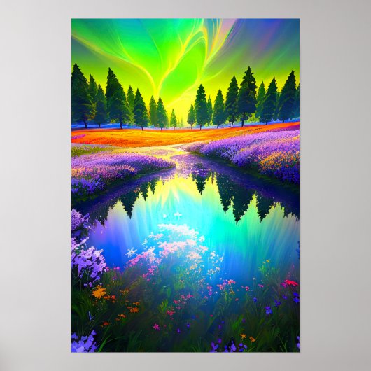 謎の水、神秘的な湖 ポスター (正面)