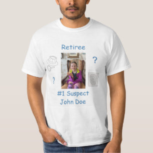 謎の犯罪解決証拠ボード退職者 Tシャツ