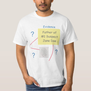 謎の犯罪解決証拠委員会の父 Tシャツ