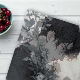 謎の男と花 ジグソーパズル