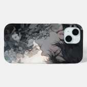 謎の男と花 Case-Mate iPhoneケース (裏面 (横))