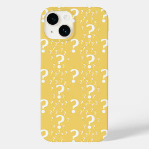 謎の疑問符謎のパズル黄色 Case-Mate iPhone 14ケース